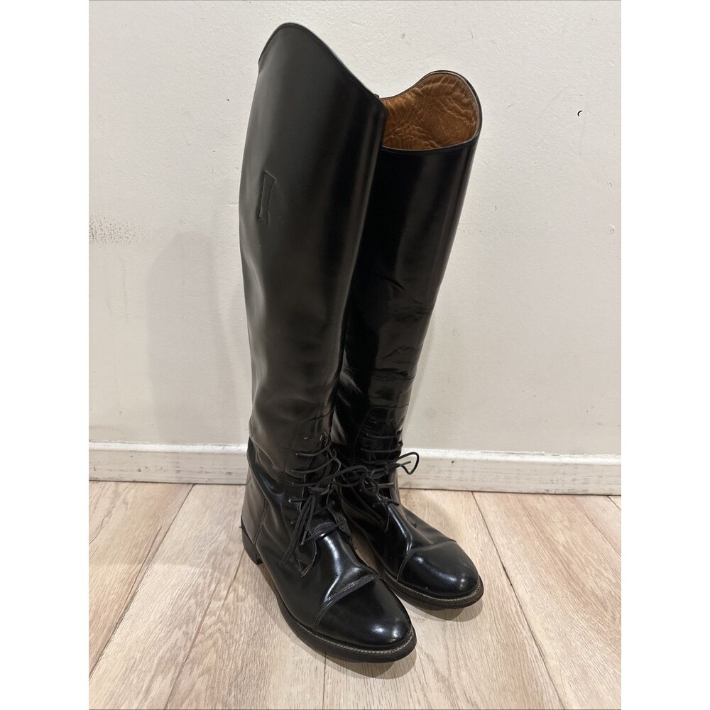 Eisers England Equestrian Riding Field Boots Black Leather Women’s US 7.5